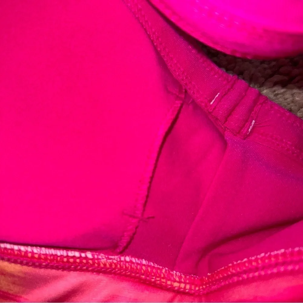 3/$25 🍄 Avia Pink Orange Active Racerback Sports Bra Style Estilo Large